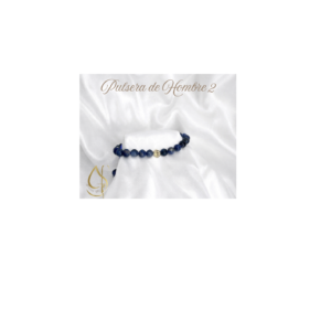 Pulsera de Hombre #2 - Sodalita Azul