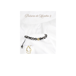 Pulsera de Hombre #5 - Ágata Natural