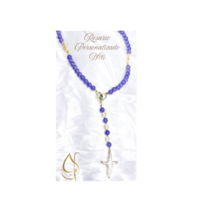 Rosario Personalizado #6 - Calcedonia Azul